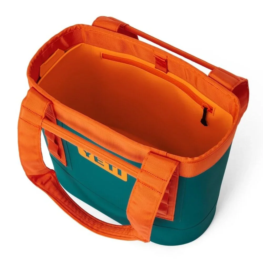NWT RARE Yeti Camino 20 Carryall Tote Bag Limited Edition Horizon Teal & Orange - Picture 2 of 14